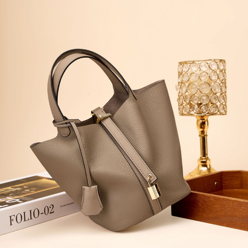 BELLATREND™ | LEATHER BUCKET HANDBAG