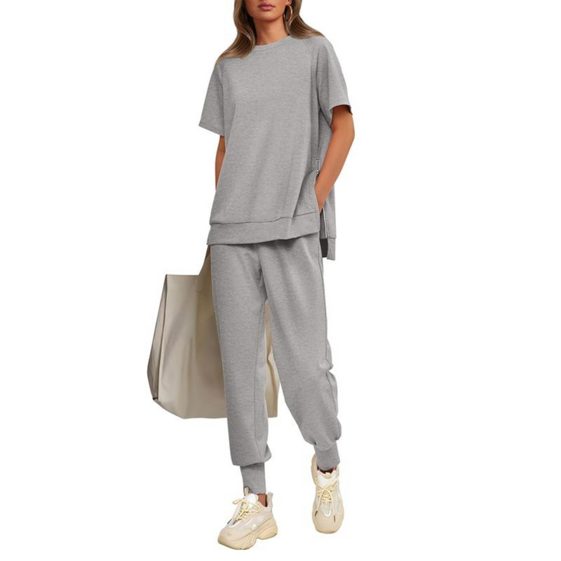HILARIA™ - Casual Bishop Sleeve Notched Neck Set