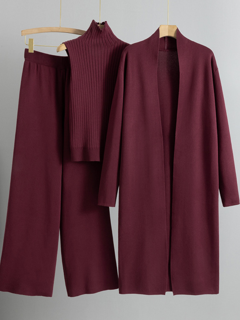 DORIS™ – Comfortable Three-Piece Knit Set for Women