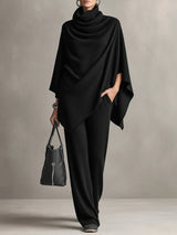 Helen™ | Elegant Drape Two-Piece Set