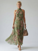 MACY | Midi Halter Dress