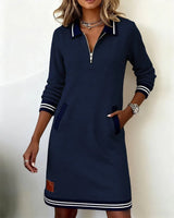 Lucy | Long Sleeve Cotton Dress